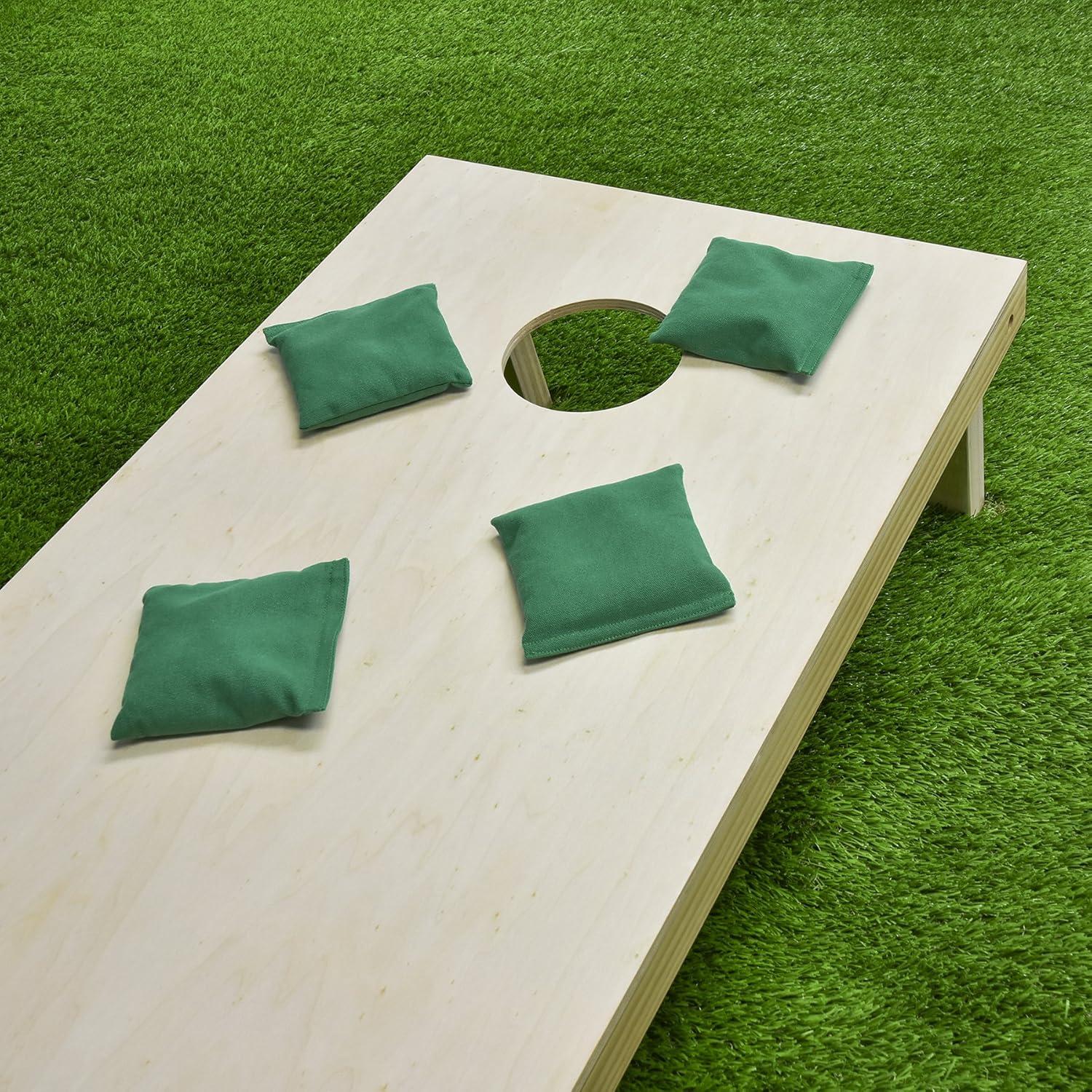 imageGoSports Cornhole Bean Bags Set of 416 Colors Available Regulation All Weather Mix and MatchDark Green