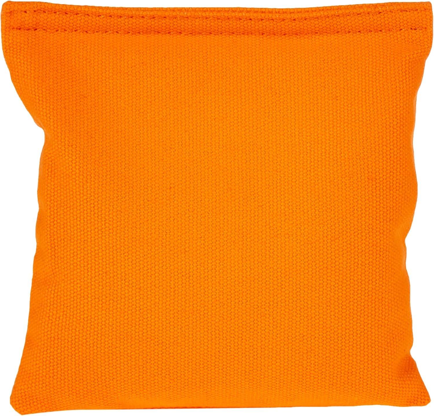 imageGoSports Cornhole Bean Bags Set of 416 Colors Available Regulation All Weather Mix and MatchOrange