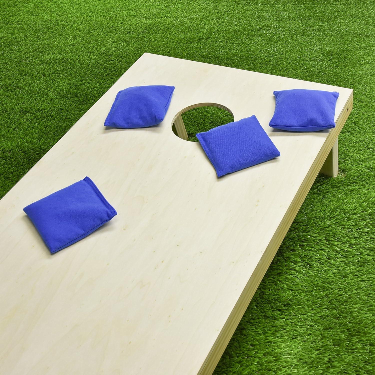 imageGoSports Cornhole Bean Bags Set of 416 Colors Available Regulation All Weather Mix and MatchRoyal Blue