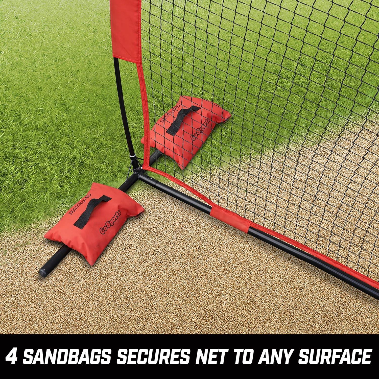 imageGoSports Portable Sports Barrier Net 12 ft x 9 ft or 20 ft x 10 ft Great for Any Sport Includes Carry Bag20 ft x 10 ft