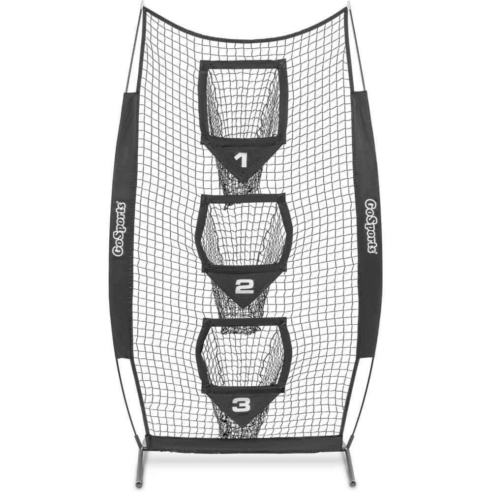 imageGoSports 8 x 4 ft Football Throwing Target Net  Choose Black or Red8 x 4 ft Black