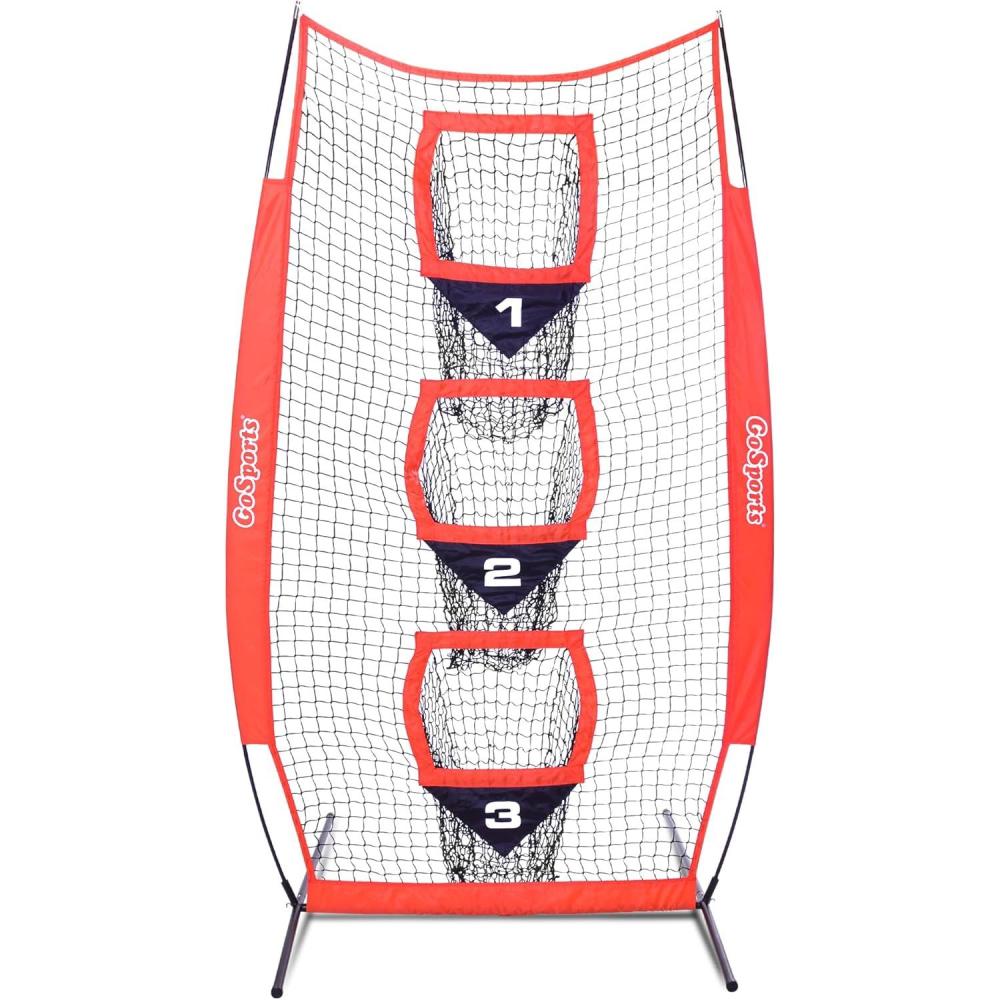 GoSports 8 X 4 Ft Football Throwing Target Net Choose Black Or Red 8 