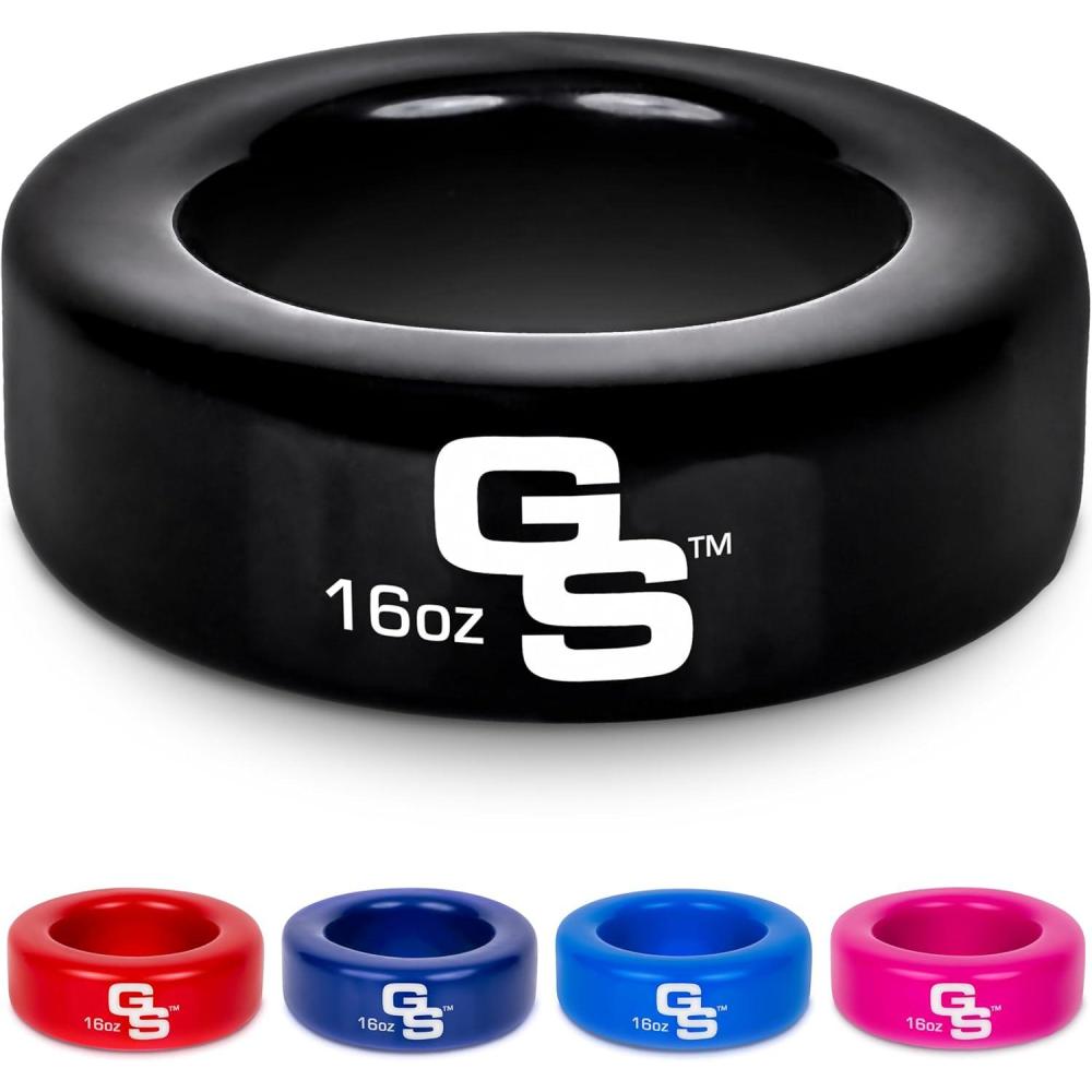 imageGoSports Baseball and Softball Bat Weight  16 oz Bat Donut for Youth and Adult Baseball ampamp Softball Bat AccessoriesBlack