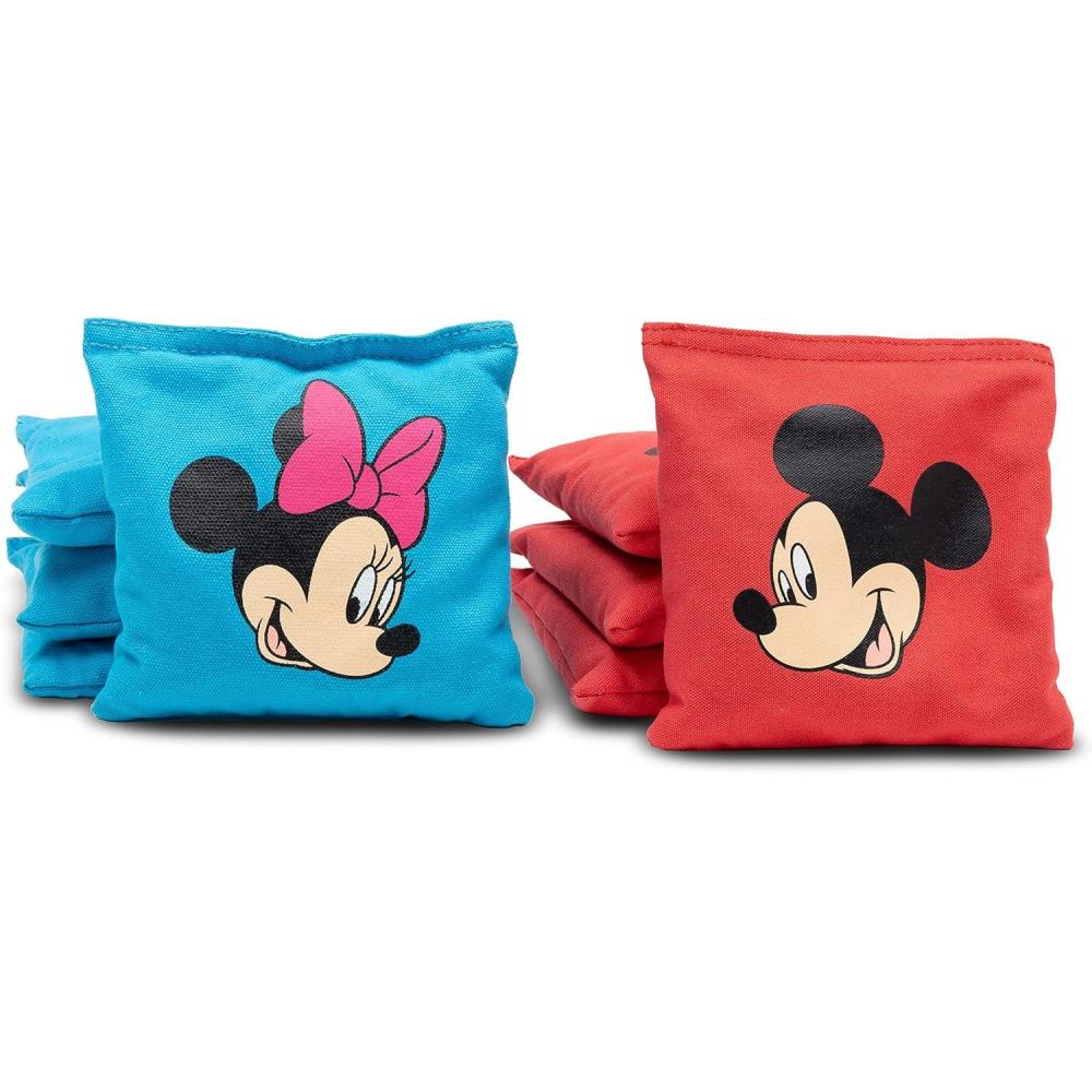 imageGoSports Disney Mickey and Minnie Regulation Cornhole Bean Bags  Set of 8