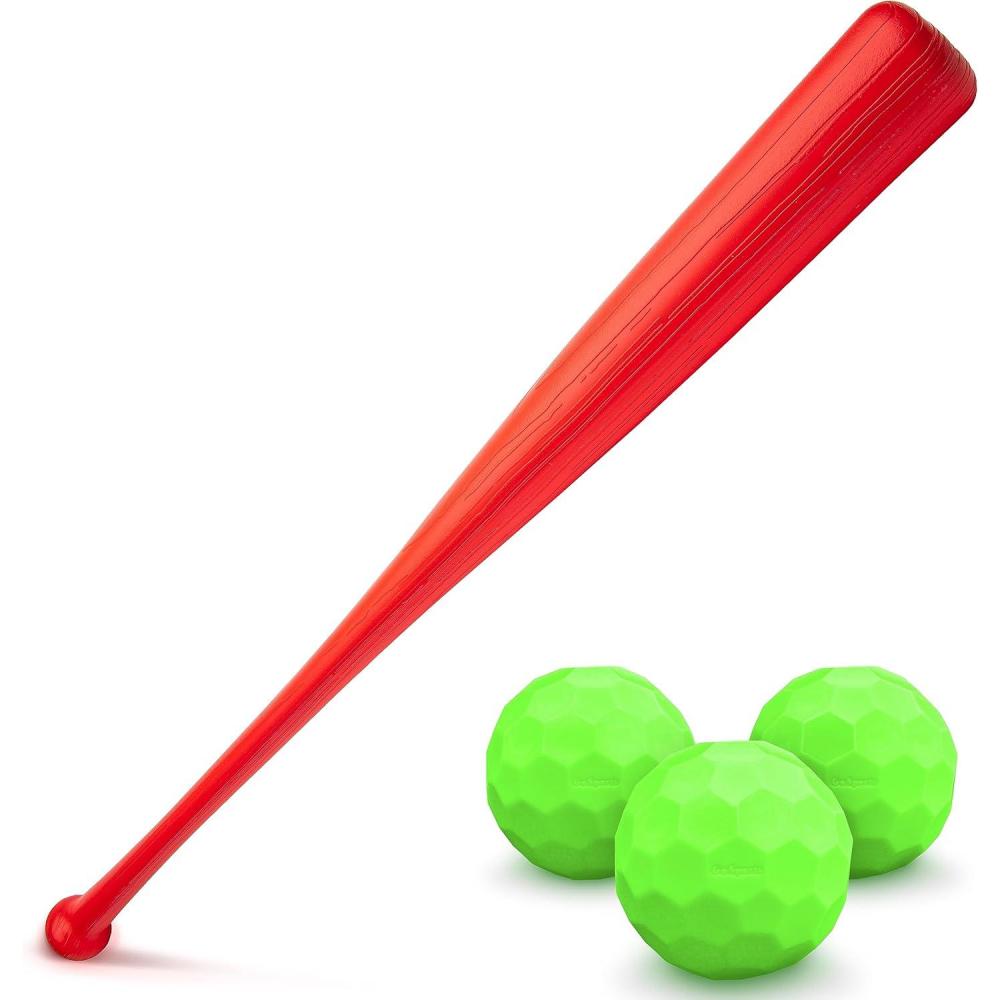 imageGoSports LotBall Backyard Baseball Bat and Ball Set  Plastic Baseball Game for Kids