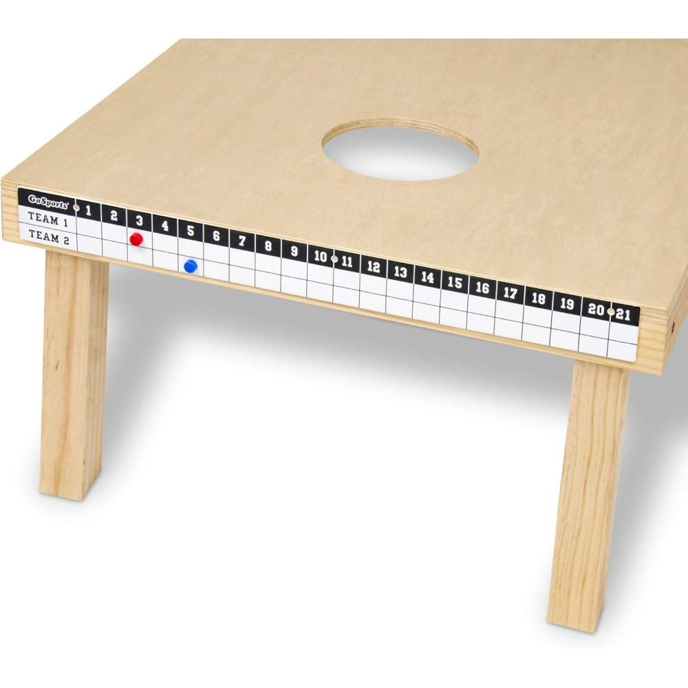imageGoSports Premium Cornhole Scoreboard with Magnetic Scorekeepers  Mounts to Any Cornhole Board