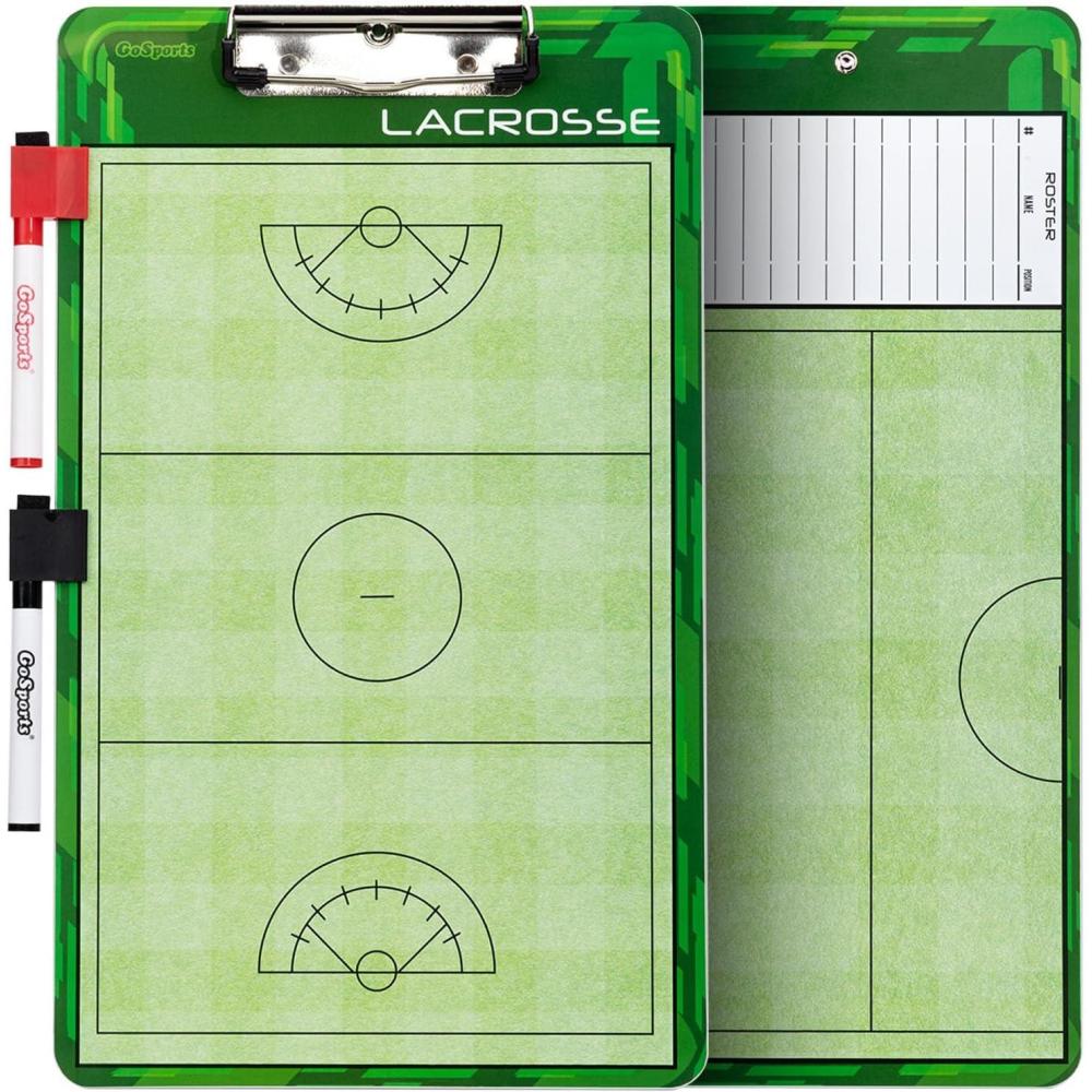 imageGoSports Premium Dry Erase Coaches Clipboards  Basketball Baseball Football Soccer Hockey Volleyball LacrosseWomens Lacrosse