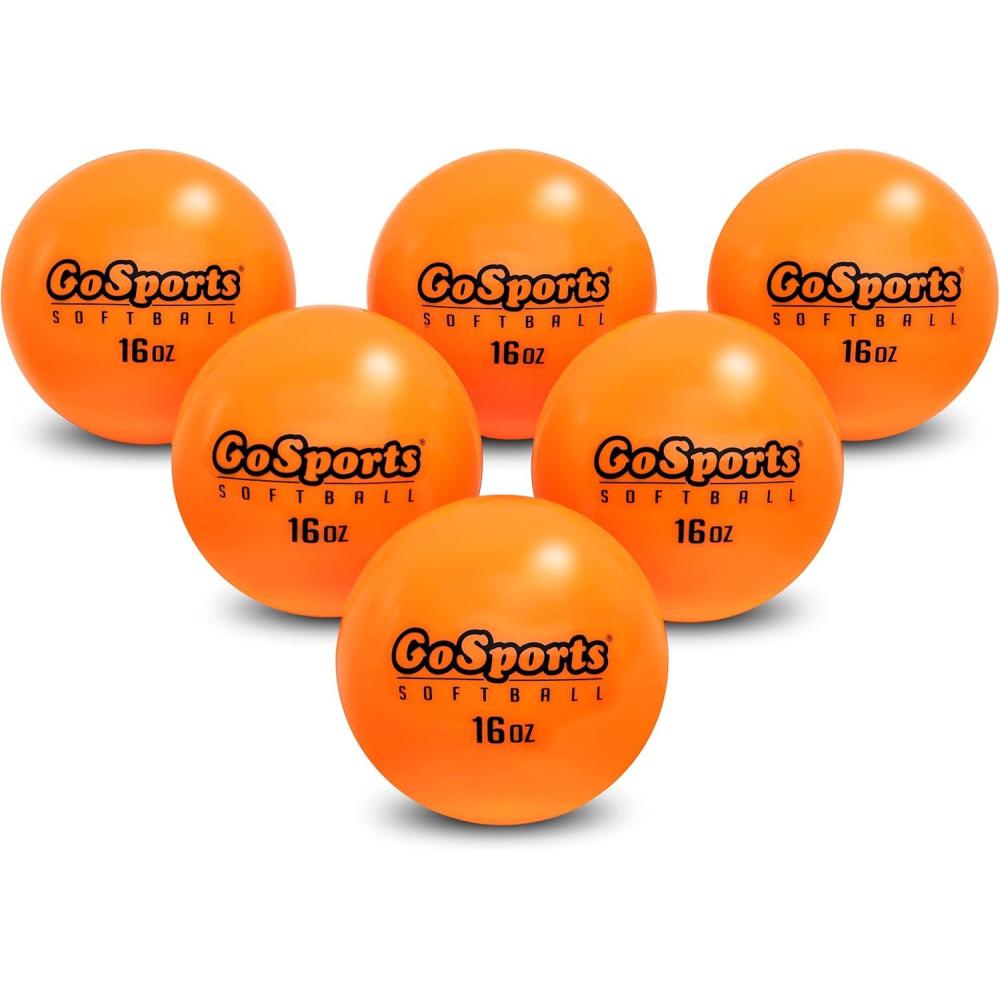 imageGoSports Weighted Training Balls  Choose Baseball or Softball  Hitting ampamp Pitching Training for All Skill Levels  Improve Power and MechanicsOrange