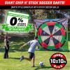 GoSports 10 FT Chip N’ Stick Soccer Darts – Giant Kick Darts Game for Kids & Adults – Includes 4 Sticky Soccer Balls, Tote Bag, & Carry Case