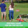 GoSports 3 x 2 ft Arcade Cornhole Game – Portable Bean Bag Toss Game for Kids and Adults(Red  Multi)