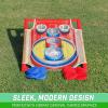 GoSports 3 x 2 ft Arcade Cornhole Game – Portable Bean Bag Toss Game for Kids and Adults(Red  Multi)