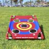 GoSports 3 x 2 ft Arcade Cornhole Game – Portable Bean Bag Toss Game for Kids and Adults(Red)