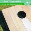 GoSports 3 x 2 ft Cornhole Board Set – Portable Outdoor Toss Game for Adults & Family – Includes Set of 8 Bean Bags with Built-in Storage – Choose Your Style(Bright Rustic)