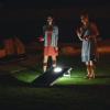GoSports 4 x 2 ft Aluminum Cornhole Game Sets – Choose LED Lights or Standard – Set Includes 2 Foldable Regulation Size Boards, 8 Bean Bags, & Rules(LED Black Edition)
