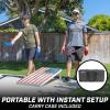 GoSports 4 x 2 ft Regulation Size Wood Cornhole Boards – 10 Vintage Wood Designs (Choose Your Style)(American Flag)