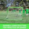 GoSports 4 x 3 ft Portable Soccer Goals for Kids – 13 Colors – Set of 2 Team Tone Pop Up Nets for Backyard(Bright Green)