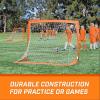 GoSports 4 x 3 ft Portable Soccer Goals for Kids – 13 Colors – Set of 2 Team Tone Pop Up Nets for Backyard(Orange)