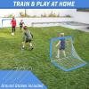 GoSports 4 x 3 ft Portable Soccer Goals for Kids – 13 Colors – Set of 2 Team Tone Pop Up Nets for Backyard(Royal Blue)