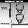 GoSports 8 x 4 ft Football Throwing Target Net – Choose Black or Red(8 x 4 ft Black)