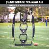GoSports 8 x 4 ft Football Throwing Target Net – Choose Black or Red(8 x 4 ft Black)