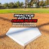 GoSports Baseball & Softball Home Plate – Heavy-Duty Rubber Throw Down Base with Waffle Bottom