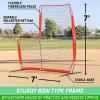 GoSports Baseball & Softball Pitching Screens – L Screen or I Screen – Pitcher Protection Net(L Screen)