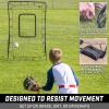 GoSports Baseball & Softball Pitching and Fielding Rebounder – Pitch Back Net – Choose Your Size(Rebounder)