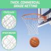 GoSports Basketball Net Replacement with 12 Loops – Heavy Duty for Indoor & Outdoor Hoops, Rim Not Included