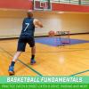 GoSports Basketball Rebounder with Adjustable Frame, Rubber Grip Feet and Sandbags – Portable Passback Training Aid