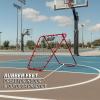 GoSports Basketball Rebounder with Adjustable Frame, Rubber Grip Feet and Sandbags – Portable Passback Training Aid