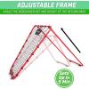 GoSports Basketball Rebounder with Adjustable Frame, Rubber Grip Feet and Sandbags – Portable Passback Training Aid