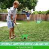 GoSports BattleChip Backyard Golf Cornhole Games – Includes Targets, Chipping Mats, Foam Golf Balls, Scorecard and Carry Case(Multi)