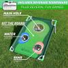 GoSports BattleChip Backyard Golf Cornhole Games – Includes Targets, Chipping Mats, Foam Golf Balls, Scorecard and Carry Case(Multi)