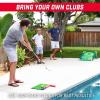 GoSports BattleChip Backyard Golf Cornhole Games – Includes Targets, Chipping Mats, Foam Golf Balls, Scorecard and Carry Case(Multi)