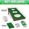 GoSports BattleChip PRO Golf Cornhole Game – Includes 4 ft x 2 ft Chipping Target, 16 Foam Balls, Hitting Mat, and Scorecard