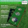 GoSports BattleChip PRO Golf Cornhole Game – Includes 4 ft x 2 ft Chipping Target, 16 Foam Balls, Hitting Mat, and Scorecard