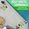 GoSports BattleChip Tour Backyard Golf Cornhole Game – Includes 2 Targets, 2 Chipping Mats, 16 Foam Golf Balls, Scorecard and Carry Case