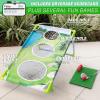 GoSports BattleChip Tour Backyard Golf Cornhole Game – Includes 2 Targets, 2 Chipping Mats, 16 Foam Golf Balls, Scorecard and Carry Case