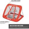 GoSports Chipster Golf Chipping Pop Up Practice Net, Practice & Improve Your Short Game(Red)
