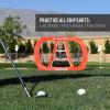 GoSports Chipster Golf Chipping Pop Up Practice Net, Practice & Improve Your Short Game(Red)
