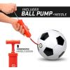 GoSports Classic Black and White Soccer Balls – Single or 6 Pack – Sizes 3, 4, 5 with Ball Pump(Black & White)