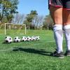 GoSports Classic Black and White Soccer Balls – Single or 6 Pack – Sizes 3, 4, 5 with Ball Pump(Black & White)