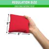 GoSports Cornhole Bean Bags Set of 4-16 Colors Available – Regulation All Weather, Mix and Match(Red)