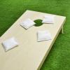 GoSports Cornhole Bean Bags Set of 4-16 Colors Available – Regulation All Weather, Mix and Match(White)
