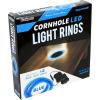 GoSports Cornhole Light Up LED Ring Kit 2pc Set – Red, White or Blue – Compatible with All Cornhole Games(Blue)