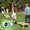 GoSports Disney Cornhole Set Regulation and Travel Size – Choose Between Mickey and Minnie and Toy Story(Toy Story 4×2)