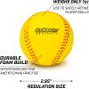GoSports Foam Training Baseball 12 Pack – Regulation Size Foam Baseballs for Soft & Safe Throwing, Catching and Batting Practice