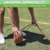 GoSports Football Kicking Tee Metal Place Kicking Stand for Field Goal Kicks – Portable Holder Compatible with All Football Sizes