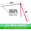 GoSports Football Kicking Tee Metal Place Kicking Stand for Field Goal Kicks – Portable Holder Compatible with All Football Sizes