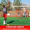GoSports Football Throwing Net – 8 x 8 ft or 6 x 6 ft Nets – Choose Black or Red(6 x 6 ft Red)